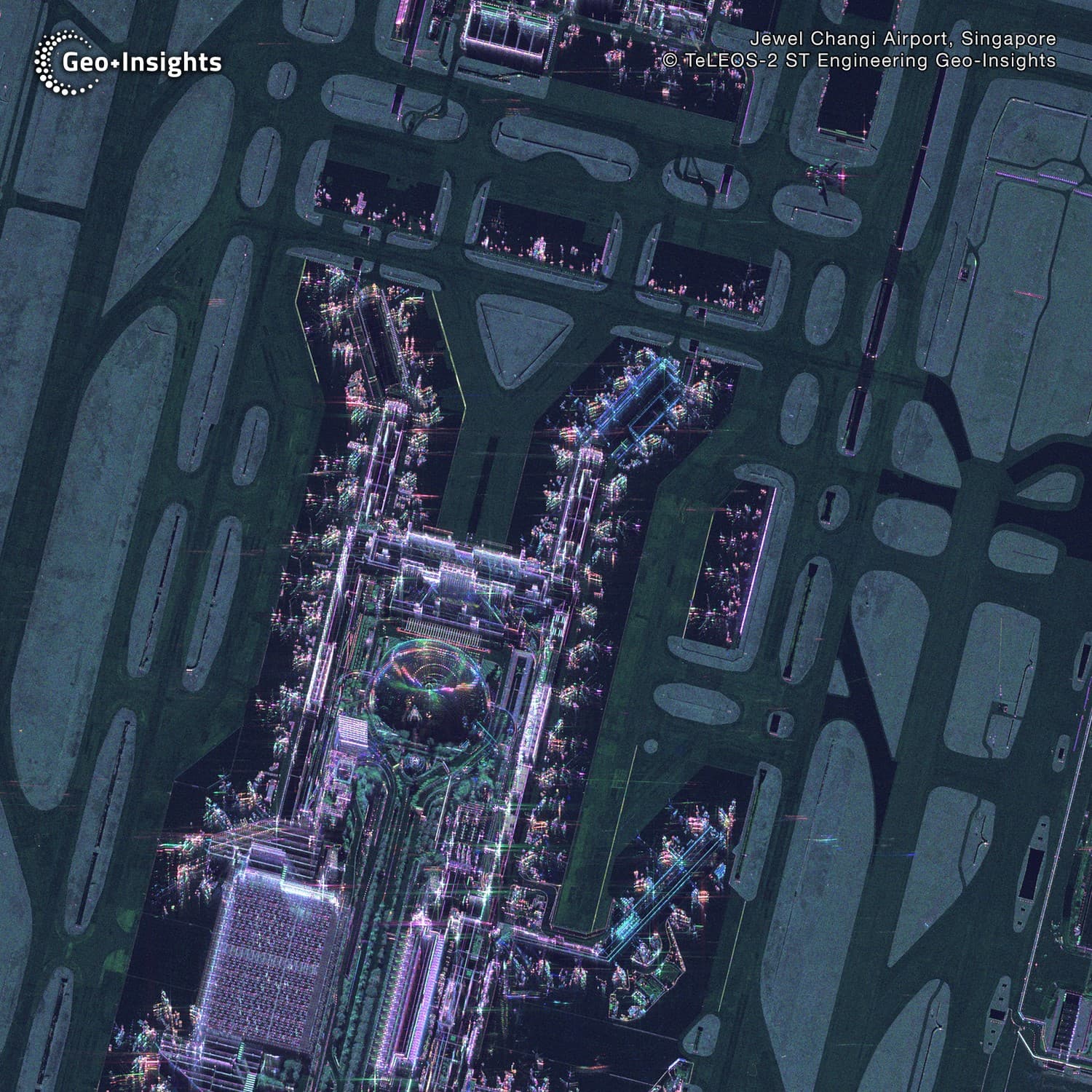 Photo of Changi Airport SIN captured by TeLEOS-2