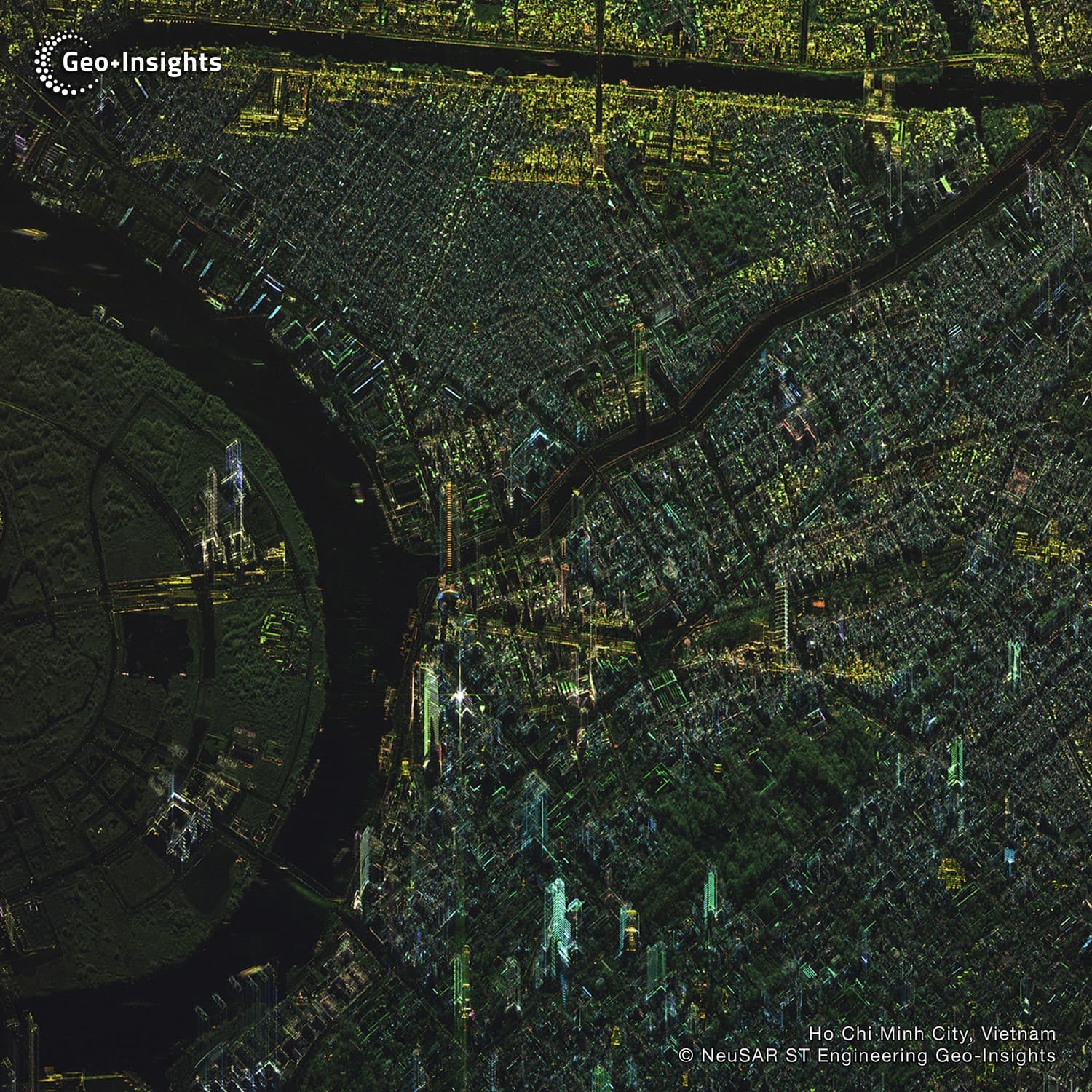 Photo of Ho Chi Minh City captured by NEUSAR