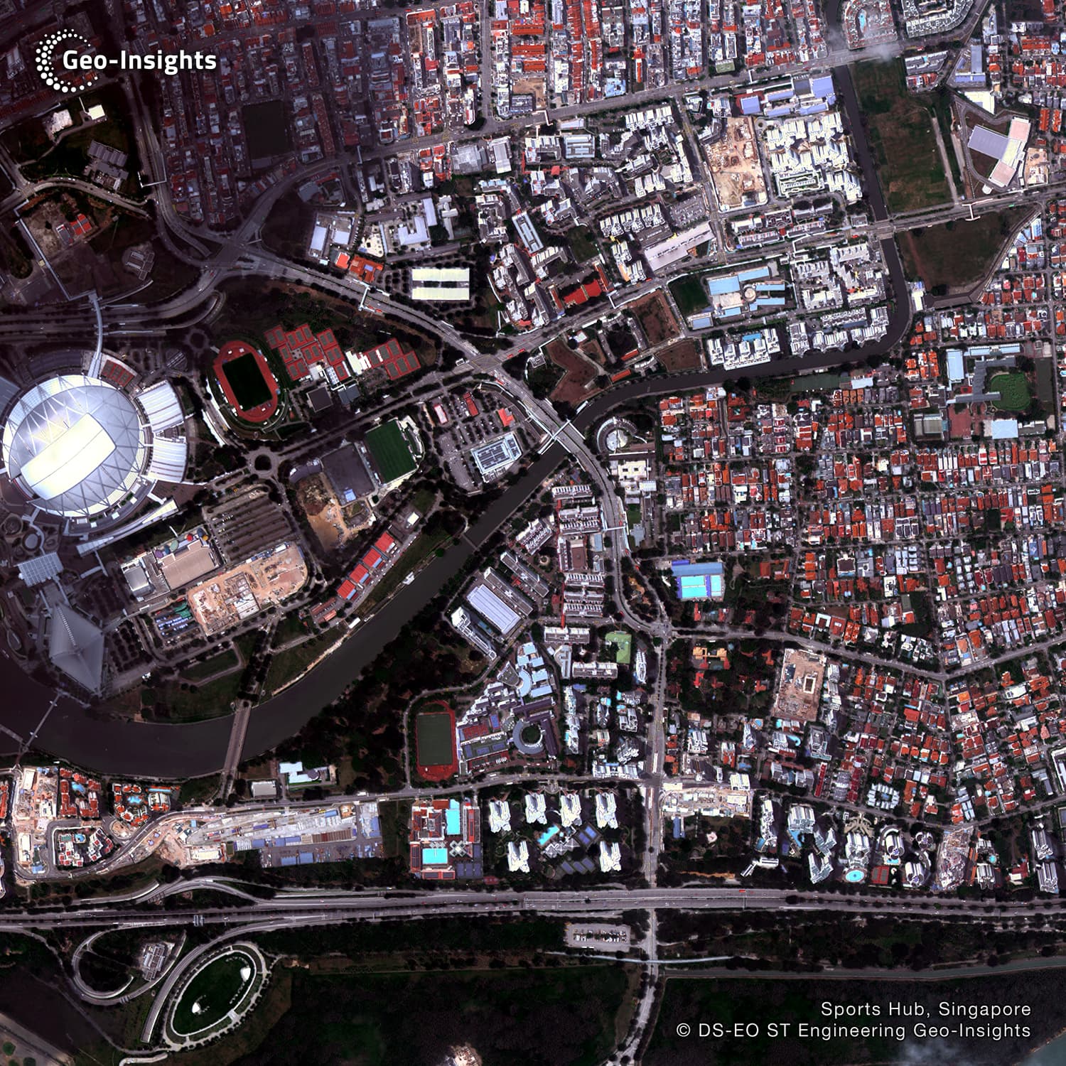 Photo of Sports Hub captured by DS-EO